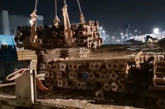 Наши телескопические стойки на объекте клиента Наши телескопические стойки на объекте клиента