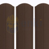 Штакетник металлический Европланка 130 мм МАТ Шоколадно-коричневый 8017 Штакетник металлический Европланка 130 мм МАТ Шоколадно-коричневый 8017
