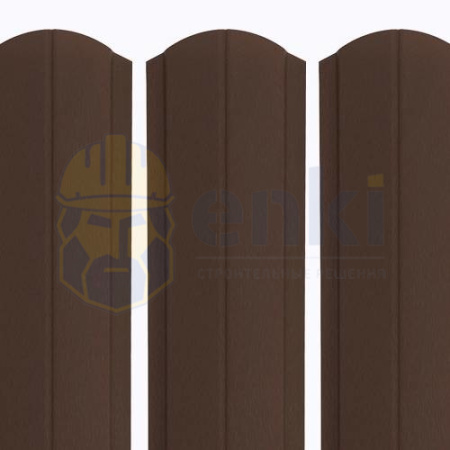 Штакетник металлический Европланка 130 мм МАТ Шоколадно-коричневый 8017 Штакетник металлический Европланка 130 мм МАТ Шоколадно-коричневый 8017