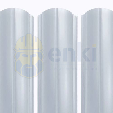 Штакетник металлический Европланка 130 мм Глянец Белый 9003 Штакетник металлический Европланка 130 мм Глянец Белый 9003