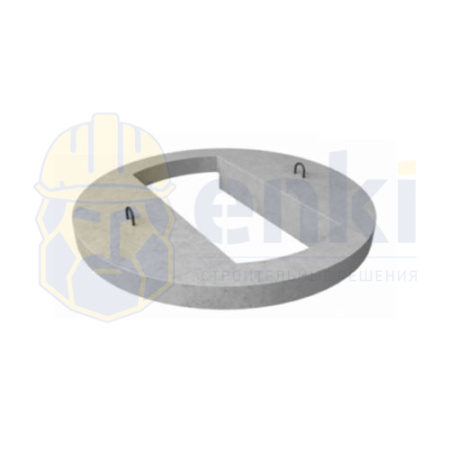 КЦП 4-10 плита перекрытия V-0,11 Р-0,275 1300x120 отв. 1000x400