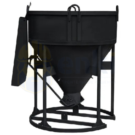 Бадья для бетона БНУ усиленная 1410x1410x1680 Бадья для бетона БНУ усиленная 1410x1410x1680