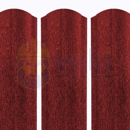 Штакетник металлический Европланка 130 мм КВАРЦ Тёмно-вишнёвый 3005 Штакетник металлический Европланка 130 мм КВАРЦ Тёмно-вишнёвый 3005