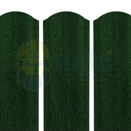 Штакетник металлический Европланка 130 мм МАТ Зелёный Мох 6005