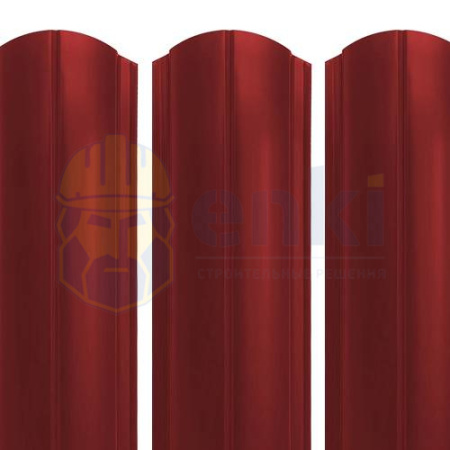 Штакетник металлический Европланка 130 мм Глянец Тёмно-вишнёвый 3005 Штакетник металлический Европланка 130 мм Глянец Тёмно-вишнёвый 3005