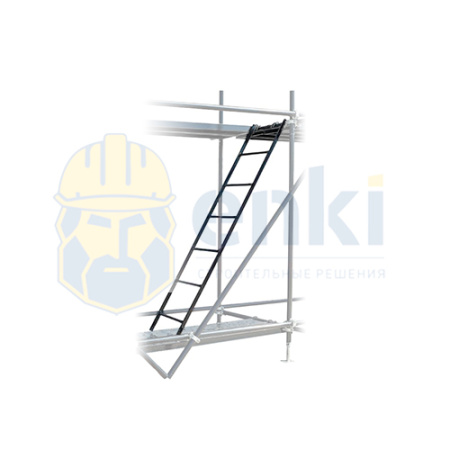 Лестница навесная 2 м для хомутовых строительных лесов