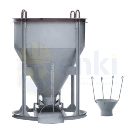 Бадья для бетона БНУ усиленная 2000x2000x1800 Бадья для бетона БНУ усиленная 2000x2000x1800